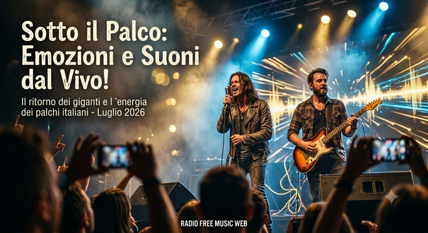Scopri cosa significa vivere la musica dal vivo con il nostro live report "Sotto il Palco"! Ti raccontiamo emozioni, suoni e atmosfere uniche che solo un concerto può regalarti. Unisciti a noi per un viaggio tra note e vibrazioni!